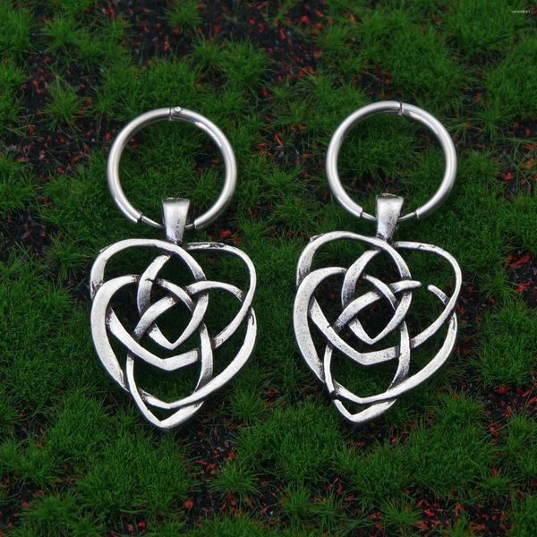 Boucles d'oreilles pendantes celtique maternité noeud irlandais Viking magique amour parentalité symbole boucle d'oreille