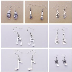 Boucles d'oreilles pendantes lustre mode fait à la main personnalité bijoux musique cadeau créatif Note pendentif pour enseignant étudiantDangle Odet22 Moni22