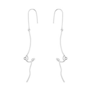 Boucles d'oreilles pendantes lustre Original Simple courbe de poitrine crochet pour femmes 2023 alliage dame contour longue filles cadeau HerDangle