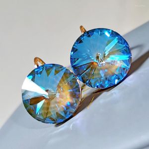 Bengelen oorbellen kroonluchter trend crystal mode drop oorring gemaakt met Oostenrijks voor meisjes feest bella designer oordingen kerstmis