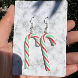 Boucles d'oreilles en pente de Noël de la fête de Noël