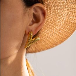 Pendientes colgantes gruesos grandes color de oro oren de flores solar para mujeres geométricas acero inoxidable joyería de boda ancha vintage 2024 tendencia