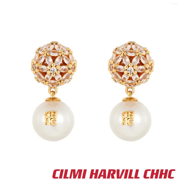 Boucles d'oreilles pendantes CILMI HARVILL CHHC 2023 pour femmes, matériau en perles de laiton, boîte-cadeau, emballage, Banquets, Festivals polyvalents de tous les jours