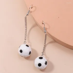 Dangle Oorbellen Creatieve Grappige Sport Voetbal Drop Voor Vrouwen Meisjes Party Vakantie Sieraden Accessoires