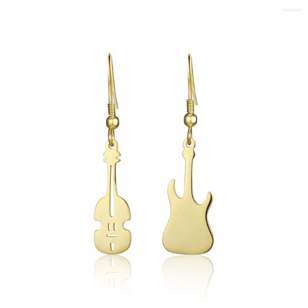 Pendientes colgantes Guitarra creativa Musical Pequeño clásico Estilo de música rock Voladizo Jugador Regalos