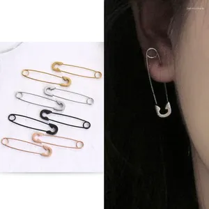 Boucles d'oreilles pendantes créatives Punk Hip Hop, trombone pour femmes et filles, épingles à trombone, bijoux cadeaux