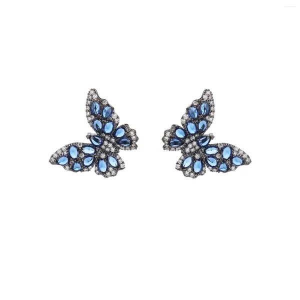 Boucles d'oreilles en peluche zircon cubic cz drop Bringon pour la mariée féminine fille d'anniversaire bijoux CE11265-1