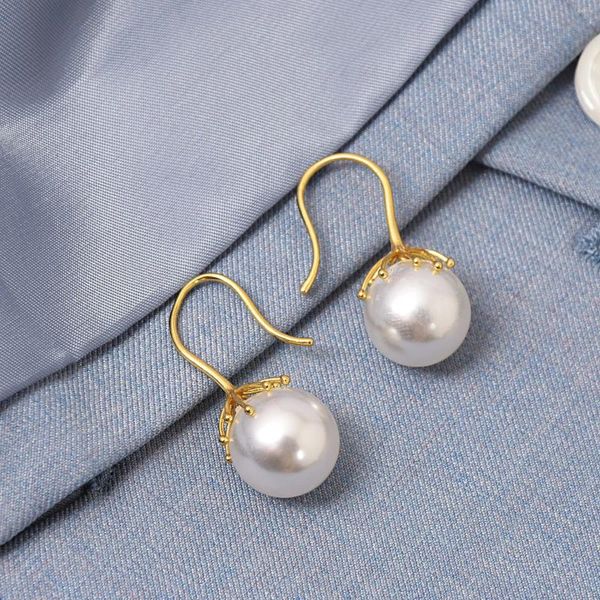 Boucles d'oreilles pendantes faites à la main, perles coréennes Dongdaemun, Design de Niche, sens, mode Vintage, tempérament, petit modèle de patate douce