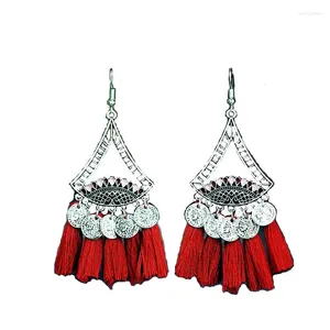 Boucles d'oreilles en peluche à oreilles pour femmes en forme de fans assorties aléacre et personnalité européenne et américaine bijoux de mode d'oreille ethnique