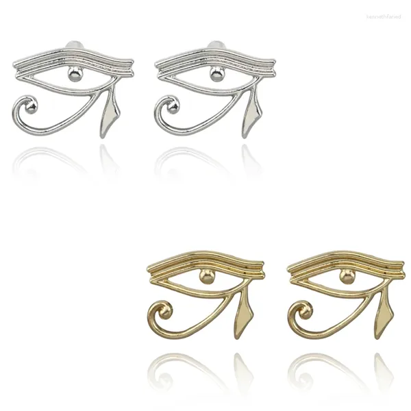 Boucles d'oreilles pendantes en alliage d'horus pour femmes, bijoux pour les yeux puissants des dieux égyptiens, accessoires tendance