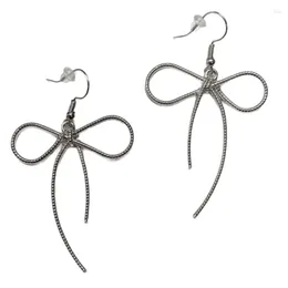 Boucles d'oreilles en peluche élégant boucles d'oreille en forme d'arc