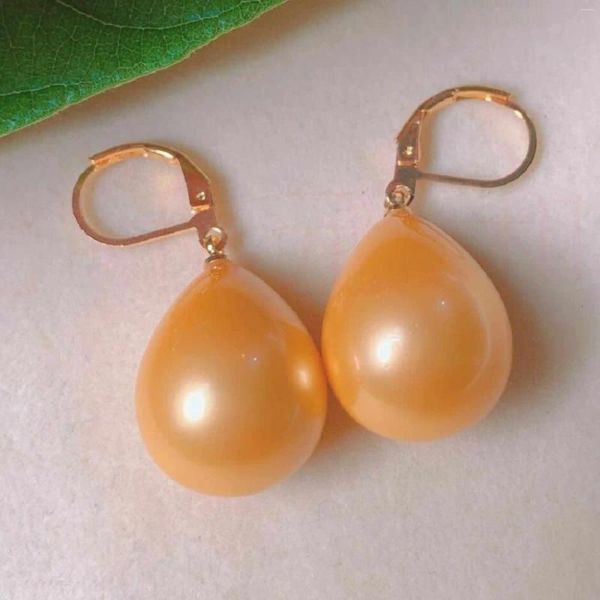 Pendientes colgantes Accesorios de moda Perla Lágrima Gota para el oído Oro de 18 quilates Joyería con gancho Día de la Madre Boda Halloween Clásico Pascua CARNAVAL