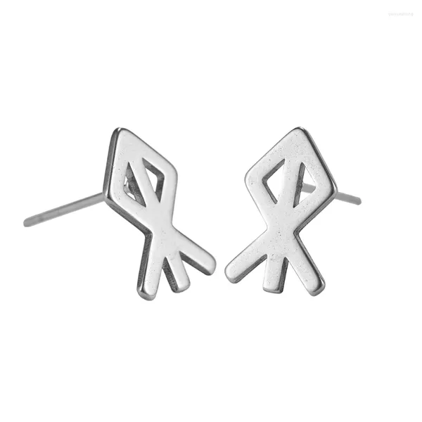 Boucles d'oreilles pendantes en forme d'animal et de poisson, en acier creux, Simple, géométrique, en acier inoxydable, bijoux à vendre