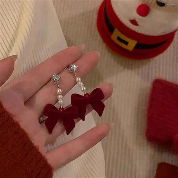 Boucles d'oreilles en peluche