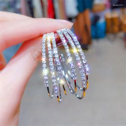 Boucles d'oreilles pendantes en cristal pour femmes et filles, bijoux de mariée, cadeau de fête de mariage, Brinco E680