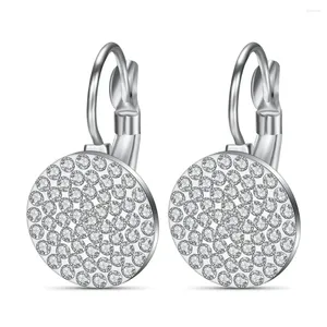 Pendientes colgantes de moda brillante completo pendiente de cristal de diamantes de imitación austriaco al por mayor