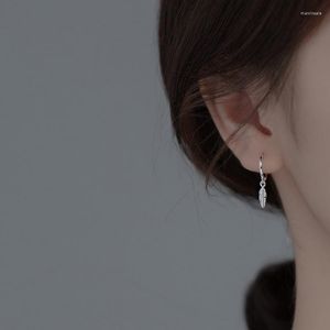 Bengelen oorbellen veer minimalistisch ontwerp drop hangende vrouwen trendy creatieve moderne aretes de mujer