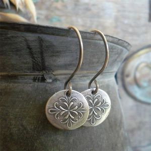 Bengelen oorbellen gotische vintage bloem type persoonlijkheid hanger voor vrouwen mode botanisch ornament huwelijksverjaardag geef haar