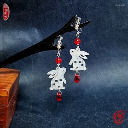 Boucles d'oreilles pendantes grand maître de la culture démoniaque pour femmes, Mo Dao Zu Shi, bijoux à la mode pour filles, Oorbellen en métal