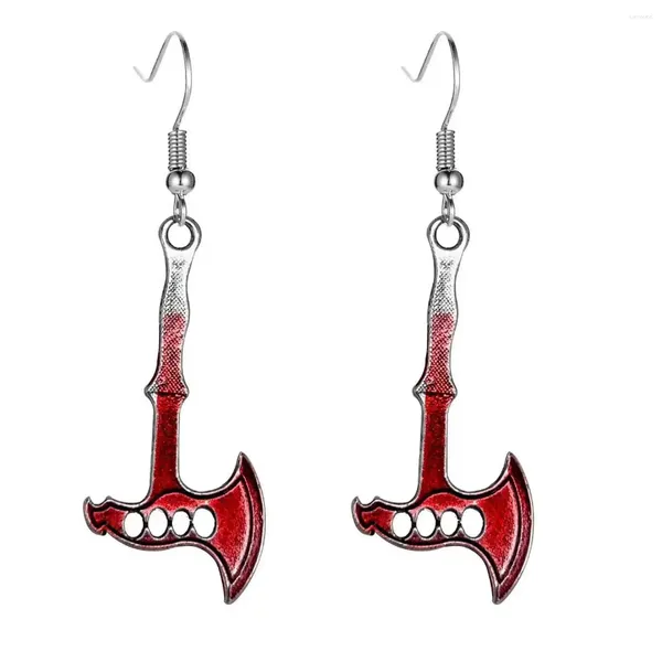 Boucles D'Oreilles Pendantes Halloween Mains Sanglantes Acrylique Pour Femme