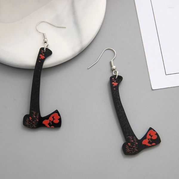 Pendientes colgantes Ganchos para las orejas de Halloween Joyería de moda Accesorio único para fiesta