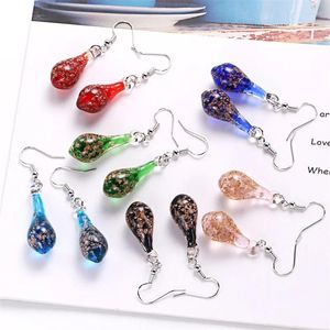 Boucles d'oreilles en peluche faite à la main Murano Italie