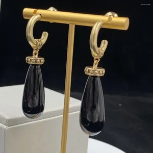 Pendientes colgantes de alta calidad, antialérgicos, Estilo Vintage, Kit de Piercing en la oreja con forma de cara humana en forma de lágrima para mujer