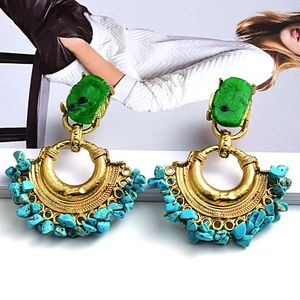 Boucles d'oreilles pendantes bohème Vintage de haute qualité, strass faits à la main, accessoires de bijoux pour femmes, vente en gros