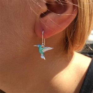Bengelen oorbellen kolibrie voor vrouwen