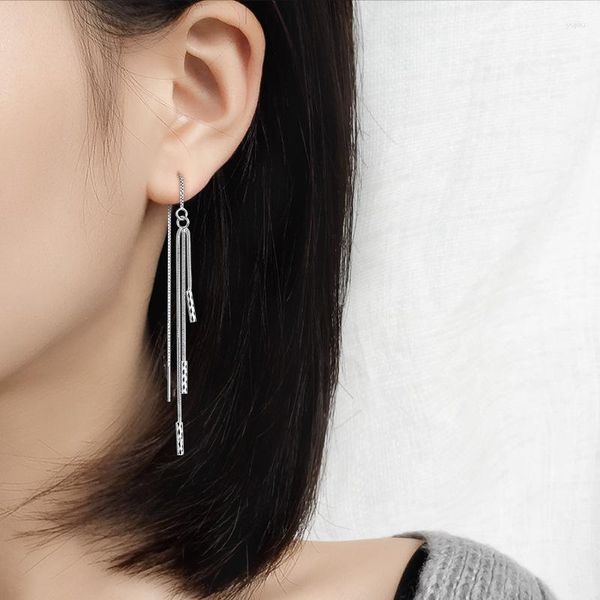 Pendientes colgantes Gota de moda coreana para mujeres Borla Piercing Línea Pendiente Accesorios de joyería Pendientes al por mayor 2023 Suministro de fábrica