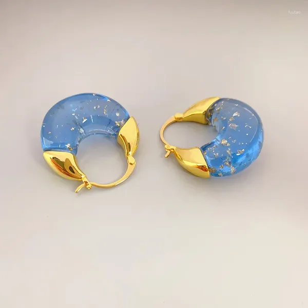 Boucles d'oreilles pendantes LONDANY haute qualité sens bleu caoutchouc mode vent frais personnalité tempérament boucle d'oreille en gros