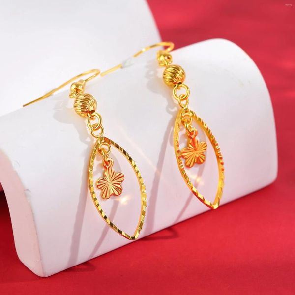 Boucles d'oreilles en peluche luxe 18 km jaune couleur époux de pétan