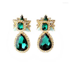 Pendientes colgantes Madam Shining Pink Green Christmas Flash Deals Venta de joyas