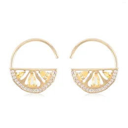 Boucles d'oreilles en peluche Makersland citron pour filles accessoires de bijoux tendance femmes charmantes cadeaux en gros