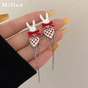 Bengelen oorbellen mihan moderne sieraden 925 zilveren naald zoet Koreaans temperament voor vrouwen vrouwelijke geschenken delicaat ontwerp