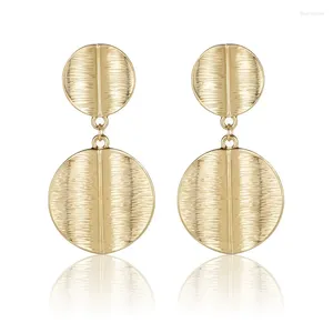 Dangle Oorbellen MISANANRYNE Fashion Statement Grote Geometrische Voor Vrouwen Hangende Drop Earing Moderne Sieraden