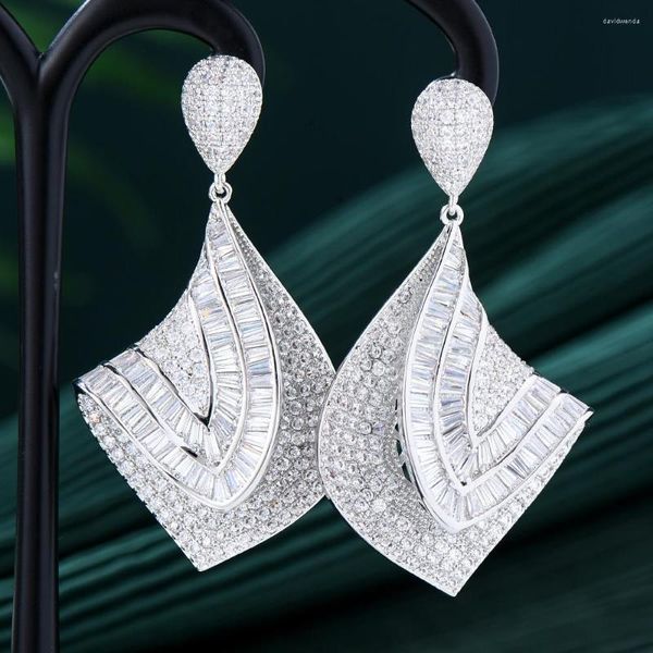 Boucles d'oreilles Missvikki 2023 Dubaï Style Géométrie Pour Femmes Mariée Mariage Fête Anniversaire Cadeau Bijoux En Gros De Haute Qualité