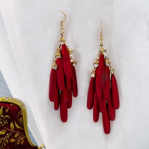 Dangle Boucles D'oreilles Multi Revêtement Couleur Poisson Hoop Boucle D'oreille Pour Femmes Filles Or Placage De Mode Bijoux Cadeau De Fête 2023 Style HE22156