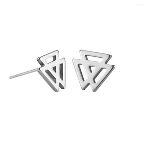 Boucles d'oreilles pendantes triangulaires nordiques, amulette en acier inoxydable, mode Simple géométrique, bijoux à vendre
