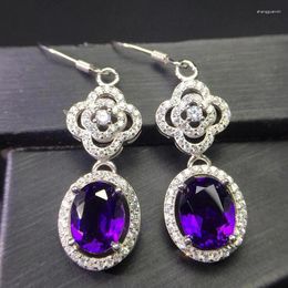 Boucles d'oreilles en peluche Ruifan Pure 925 SERPLING SILPT PROPLE CRISTAL Zircon Luxury Crochet pour femmes Femme Feme Jewelry Accessoires Yea089