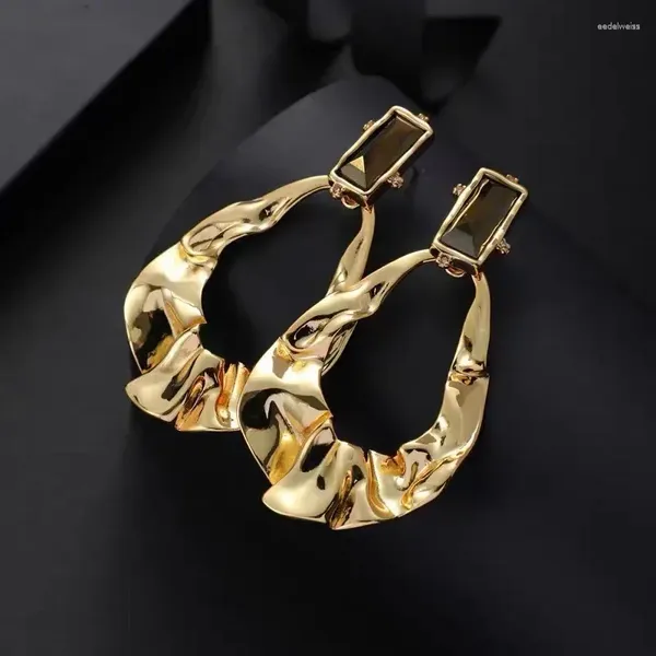 Boucles d'oreilles pendantes en argent S925, aiguille en métal, strass, sens Premium, Vintage 2023