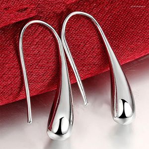 Bengelen oorbellen zilveren kleur water druppel voor vrouwen roestvrij staal traan 2023 trendy esthetische sieradenfeestjes geschenken