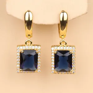 Boucles d'oreilles pendantes pour femmes, prix de gros, dubaï, couleur or jaune, bijoux goutte d'eau, accessoires à la mode, produits turquie