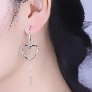 Boucles d'oreilles pendantes en acier inoxydable oreille enfileur cache-oreilles mode élégant bijoux cadeaux