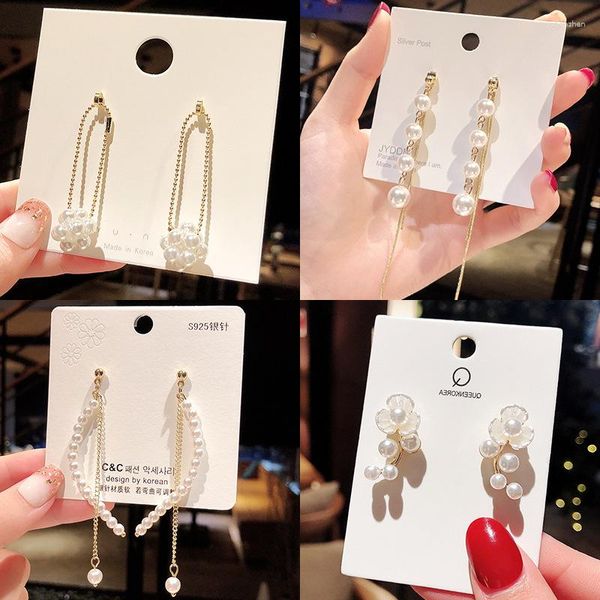 Dangle Boucles D'oreilles Stud Pour Les Femmes Simple Rond Bling CZ Zircon Pierre Bijoux De Mode Fille Coréenne