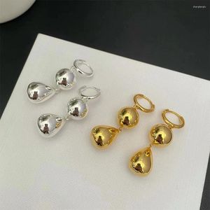 Boucles d'oreilles pendantes à rênes pour femmes, bijoux mignons à la mode, Double boule de haute qualité, accessoires gothiques Y2k