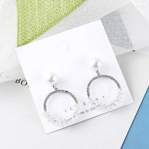 Boucles d'oreilles pendantes TONGKWOK bohême exagération pour les femmes fil de soie gland métal Long lustre #138717