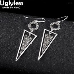 Boucles d'oreilles en peluche bijoux géométriques simples sans vilaine