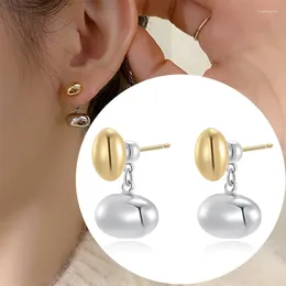 Boucles d'oreilles pendantes VOQ en forme de haricots géométriques pour femmes, bijoux de fête doux et délicats, cadeaux