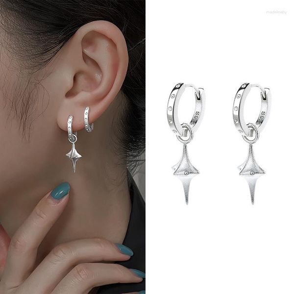 Boucles d'oreilles pendantes Winoneday 1 paire Zircon boucle d'oreille pour les femmes multi-usure en trois dimensions croix étoile boucle d'oreille bijoux de mode